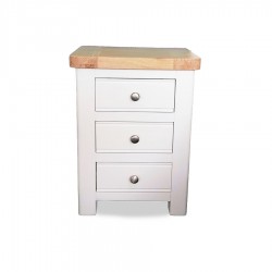 Lewis Bedside Locker White